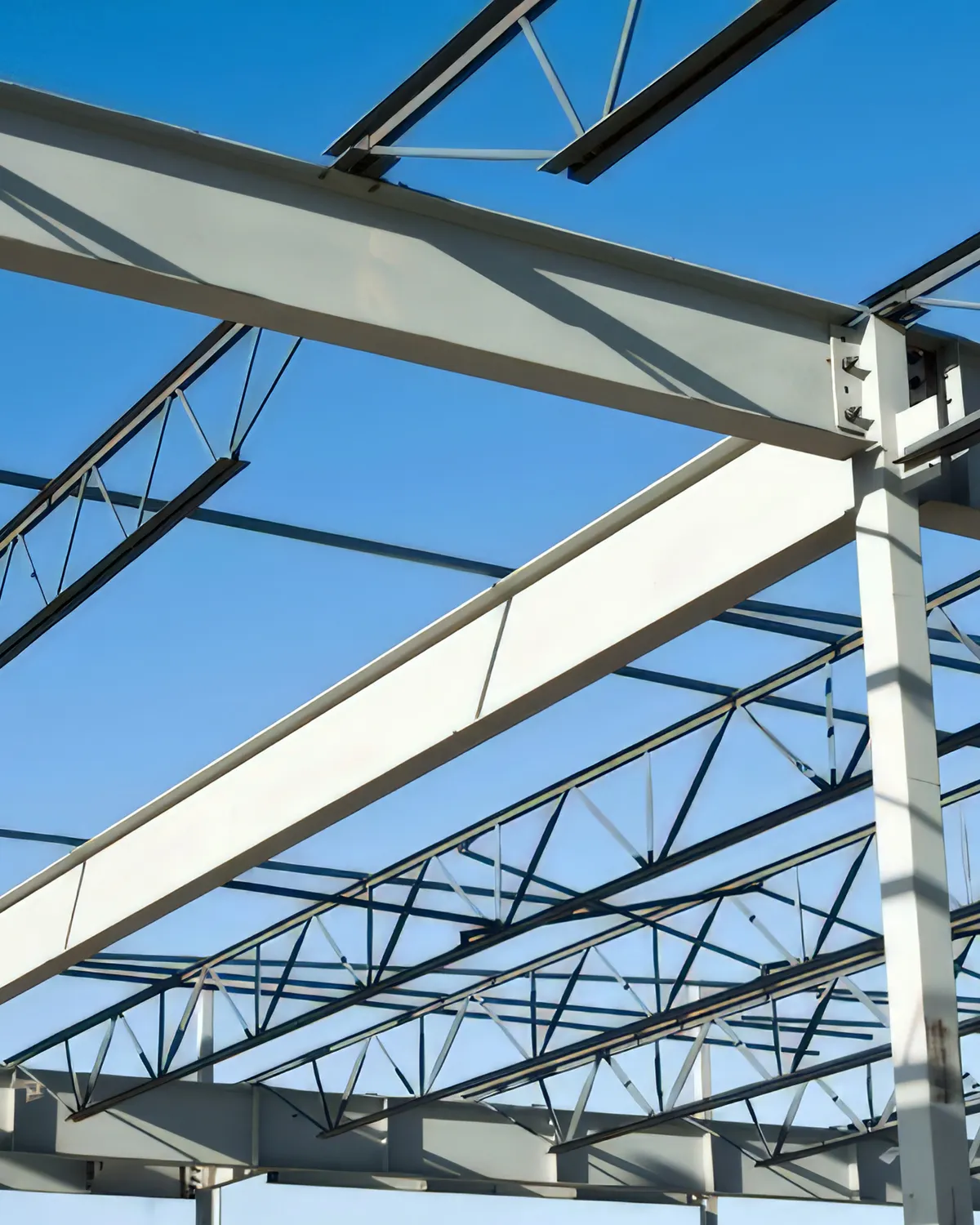 Automated warehouse with modern robotics