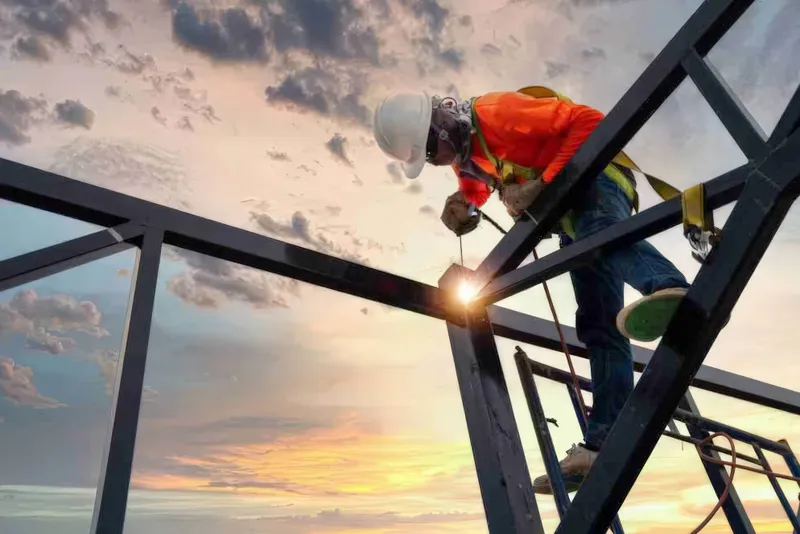 Manufacturing floor with precision equipment